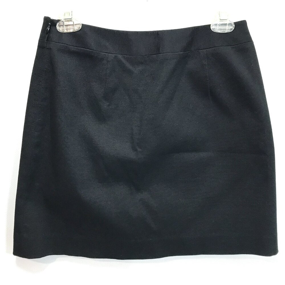 Banana Republic Ribbed Black Straight Skirt Size 2